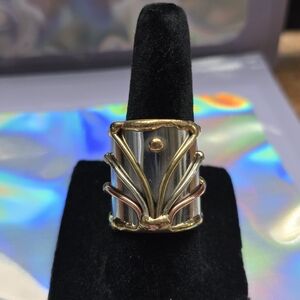 Brass & Copper‎ Cuff Ring    Item# 0062